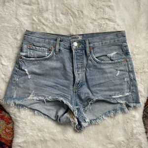 Agolde Parker Vintage Cut Off Short in Swapmeet
